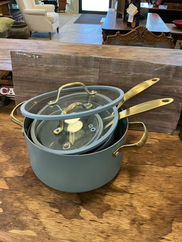 Greenpan 6 Piece Pot Set - Used