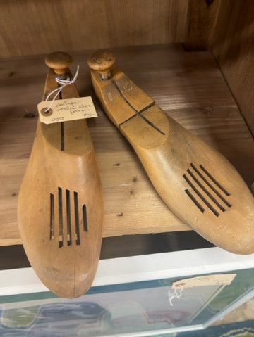 Vintage wooden shoe forms