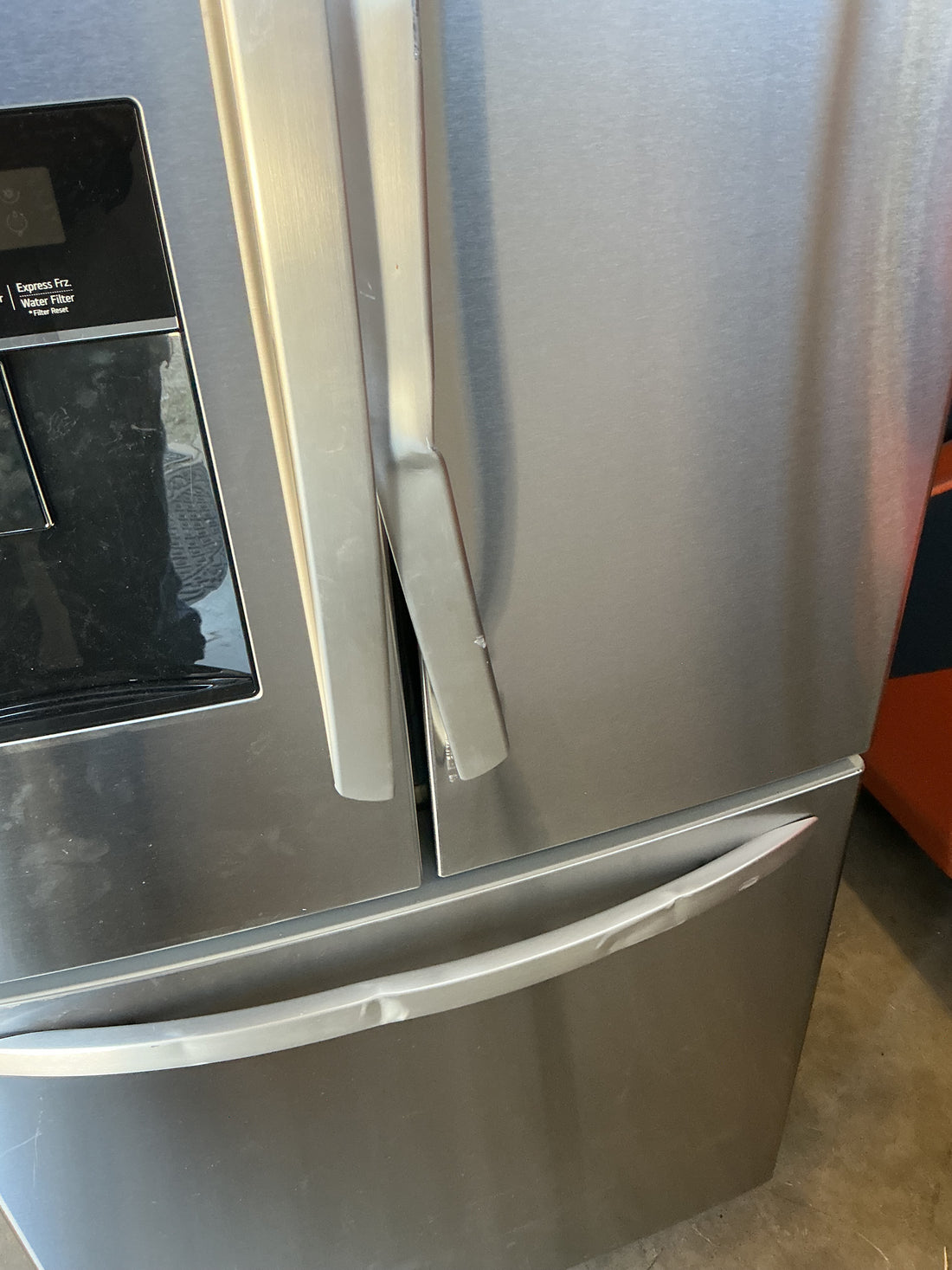 Samsung 31 cu ft Mega Capacity French Door Refrigerator with 4 types of ice RF32CG5400SR , 35.75”Wx36.25”Dx70”H