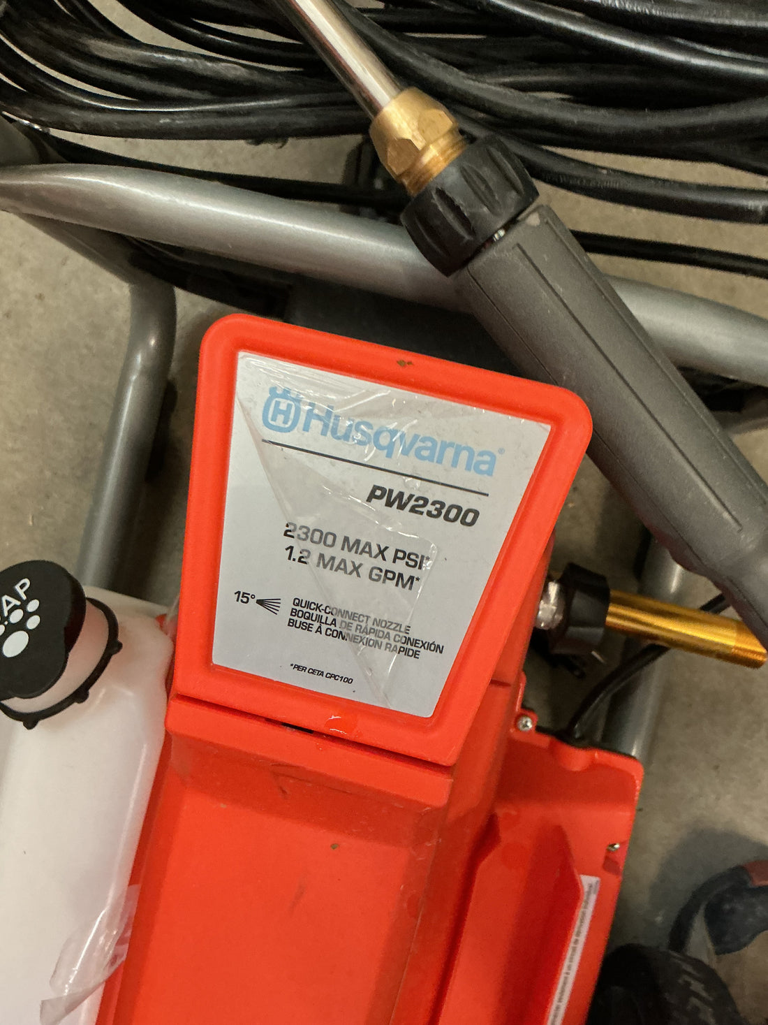 Husqvarna PW2300 Electric Power Washer