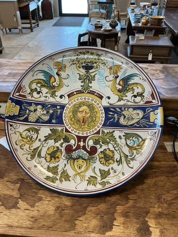 Vintage Plate Antica Deruta Armi