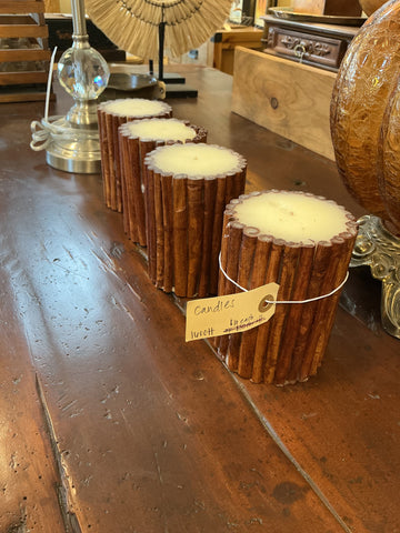 Cinnamon Pillar Candle