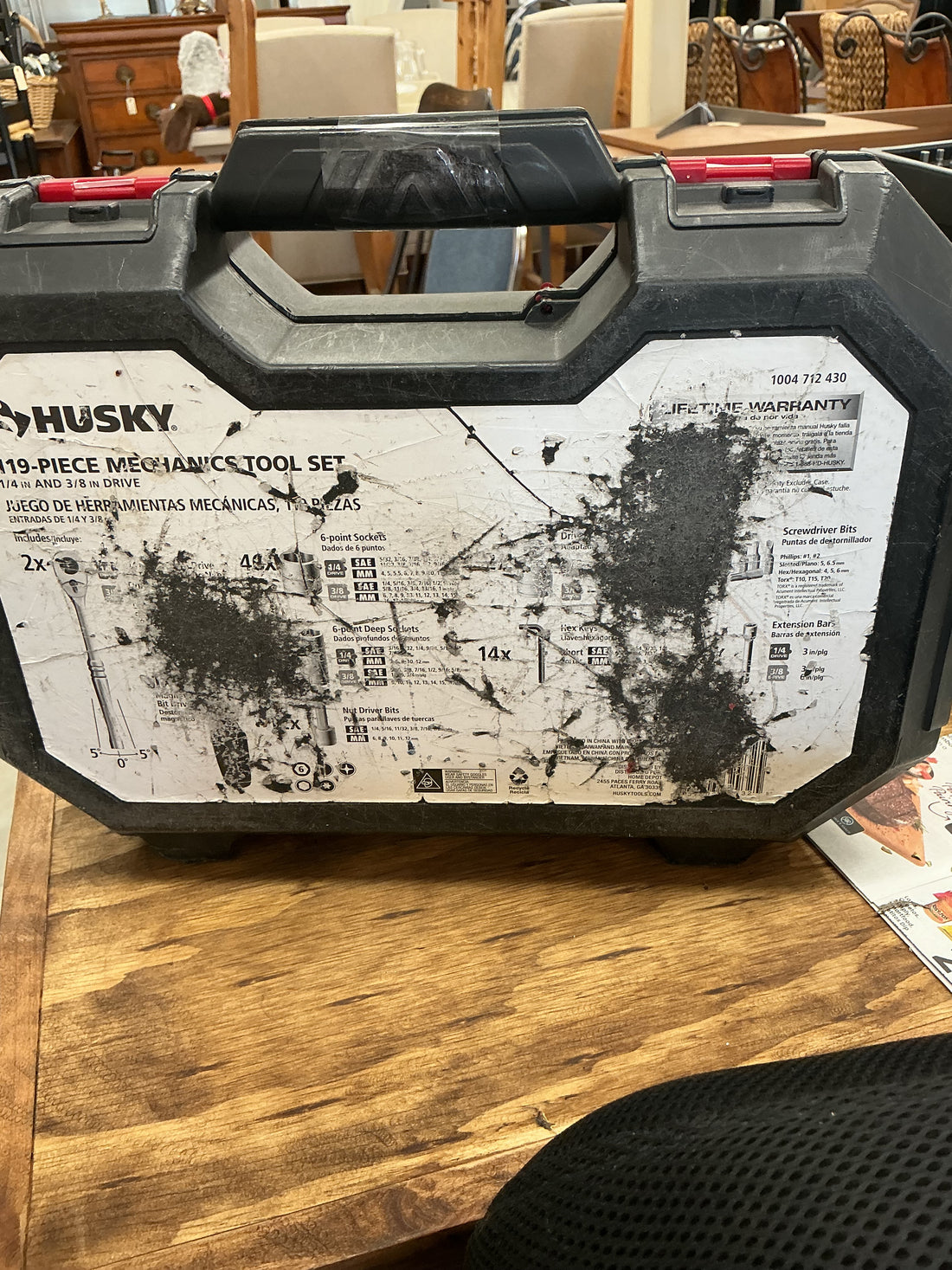 Husky 119 pc Mechanical Tool - Set Missing 1 Socket