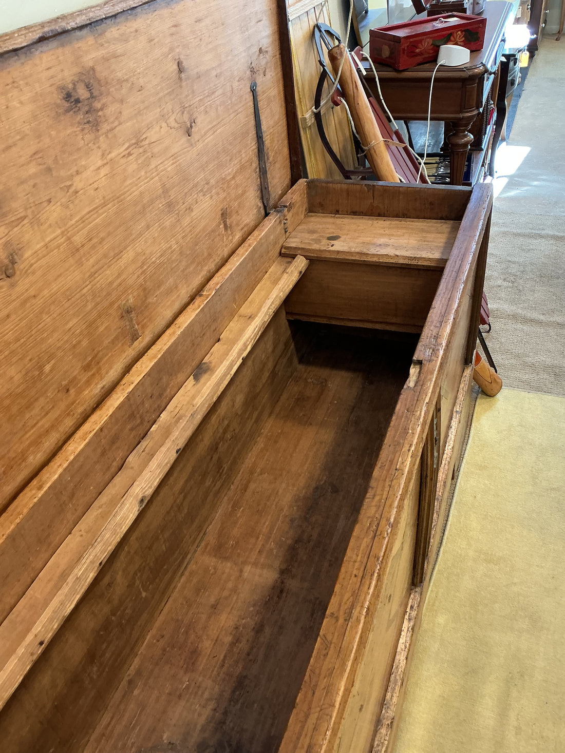 Wood Storage Chest