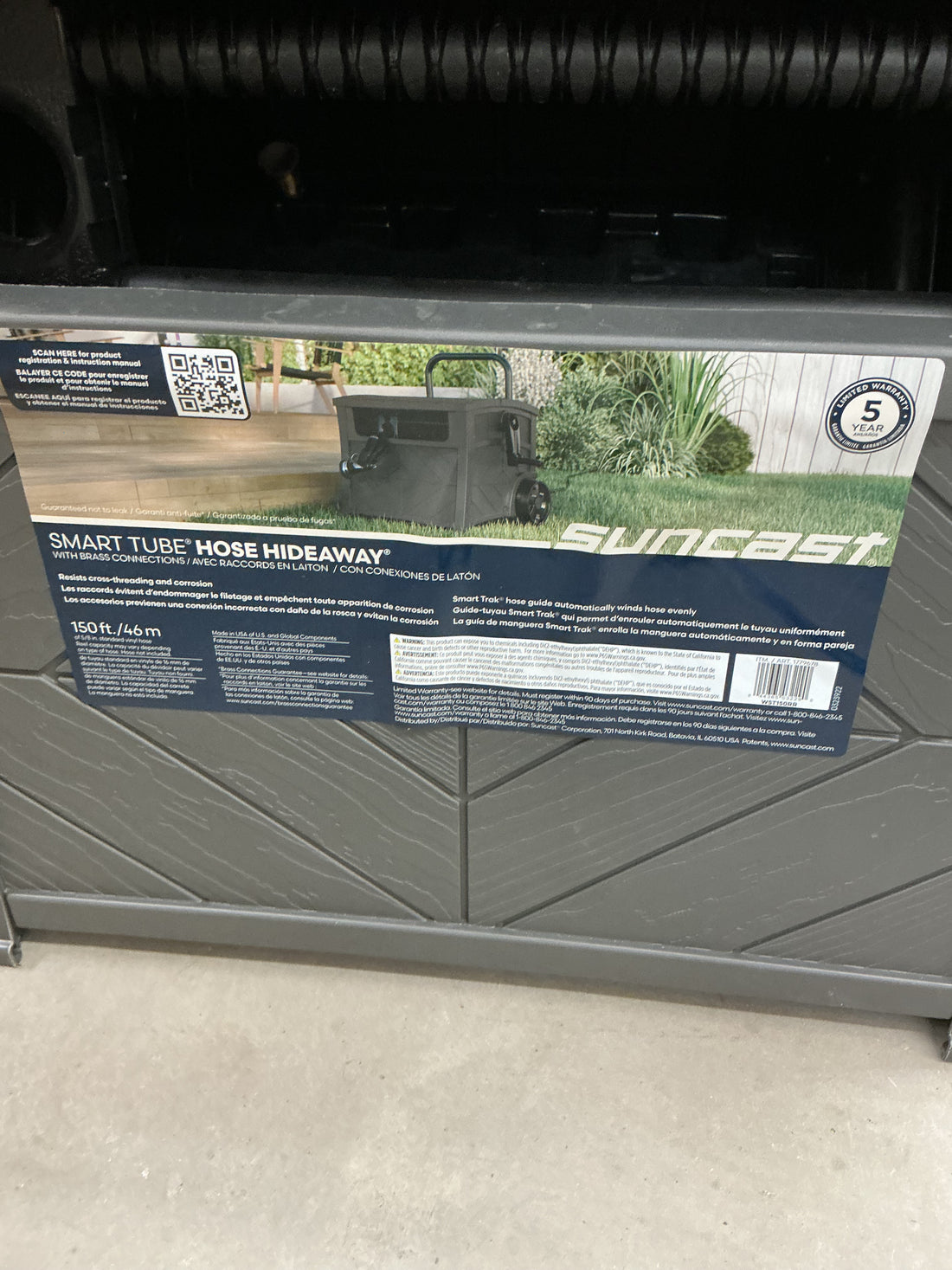 Suncast Smart Tube Hose Hideaway