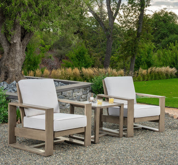 SunVilla Clifton 3 -  Piece Outdoor Patio Seating Set