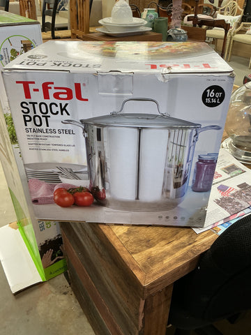 T-fal 16-Quart Stainless Steel Stock Pot