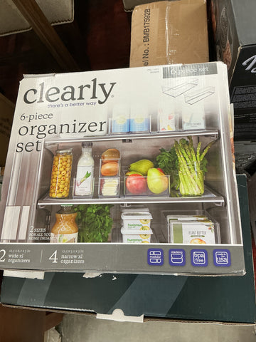 Clearly 6-piece Organizer Set