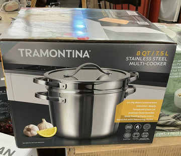 Tramontina 8 Qt Stainless Steel Multi-Cooker