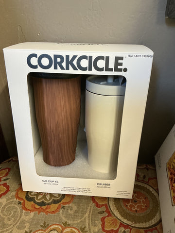 Corkcicle 22 oz. Cruiser and 30 oz. Go Cup XL Set