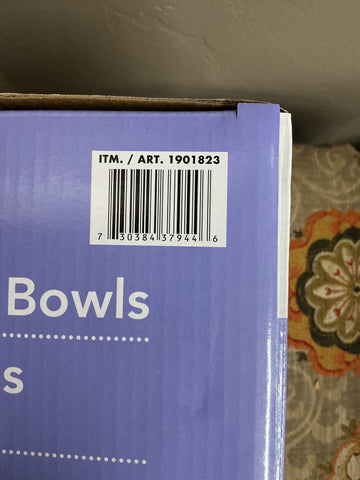 Arbor Stoneware Bowls, 5-piece (1 Chipped/Broke)