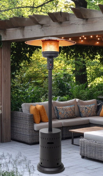 Fire Sense Matte Black Patio Heater