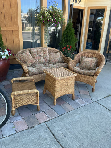 Wicker Furniture - 4 Piece Set