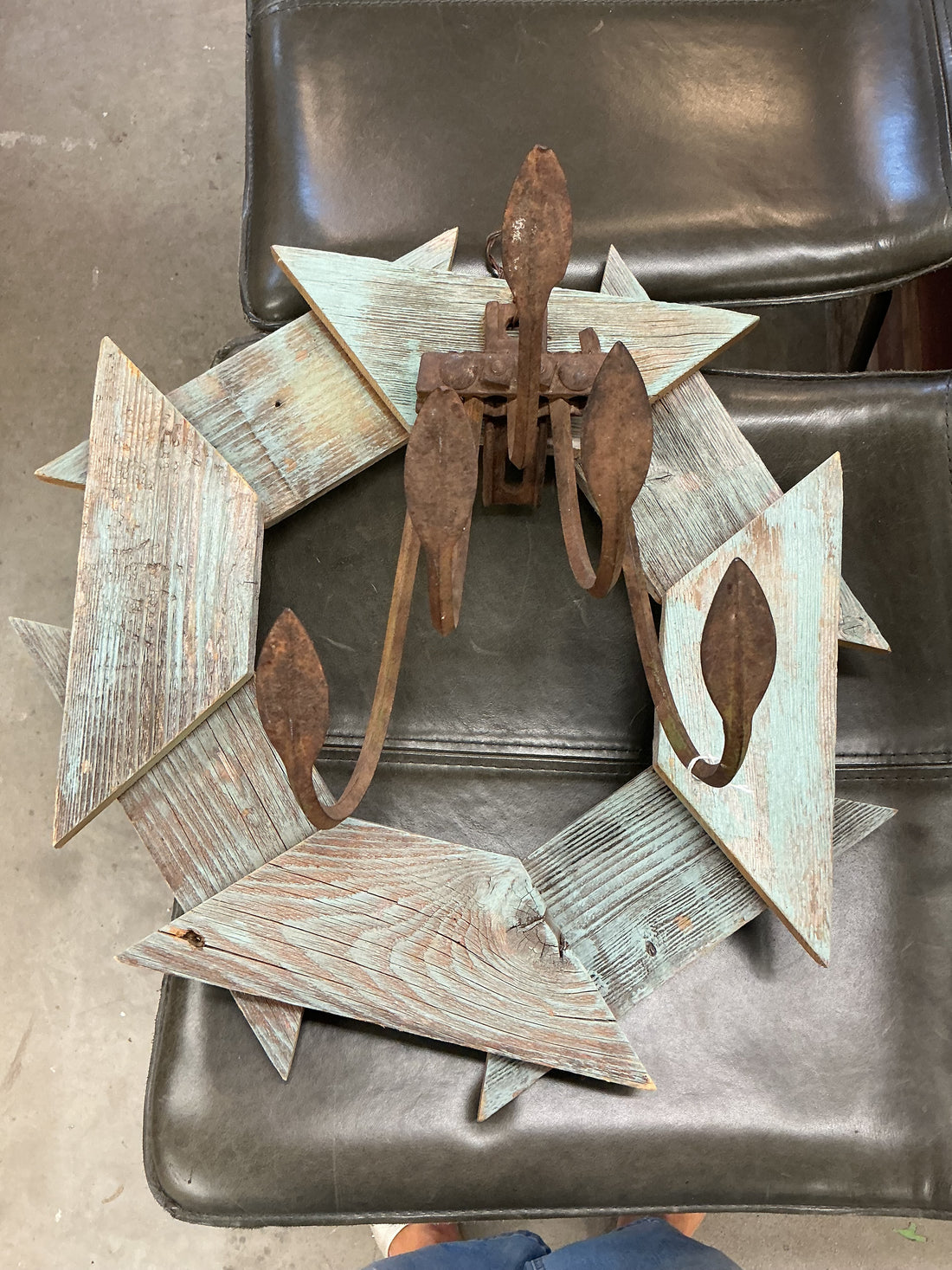 Vintage Rake Wall Hanging