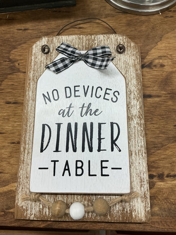 No Devices Sign