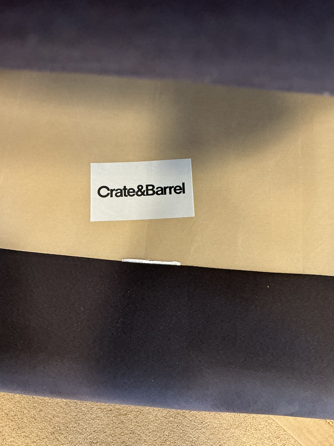 Crate & Barrel Axis Chair 48" Lounge chair