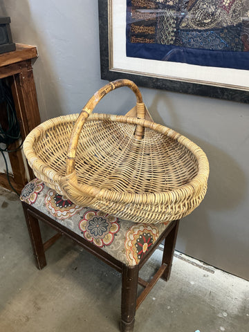 Large Woven Basket 20"Wx25.5"Lx8"H