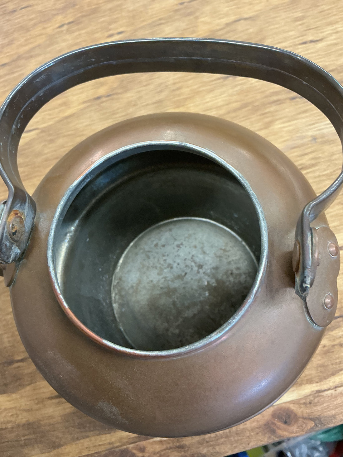 Vintage Norwegian 7” tea kettle and lid