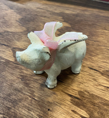 Cast Iron Flying Pig - 4"