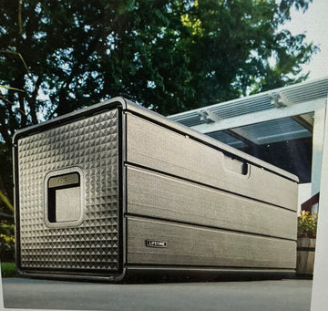 Lifetime 170-Gallon Resin Outdoor Storage Deck Box61.6 in. x 27.9 in. x 28.5 in.