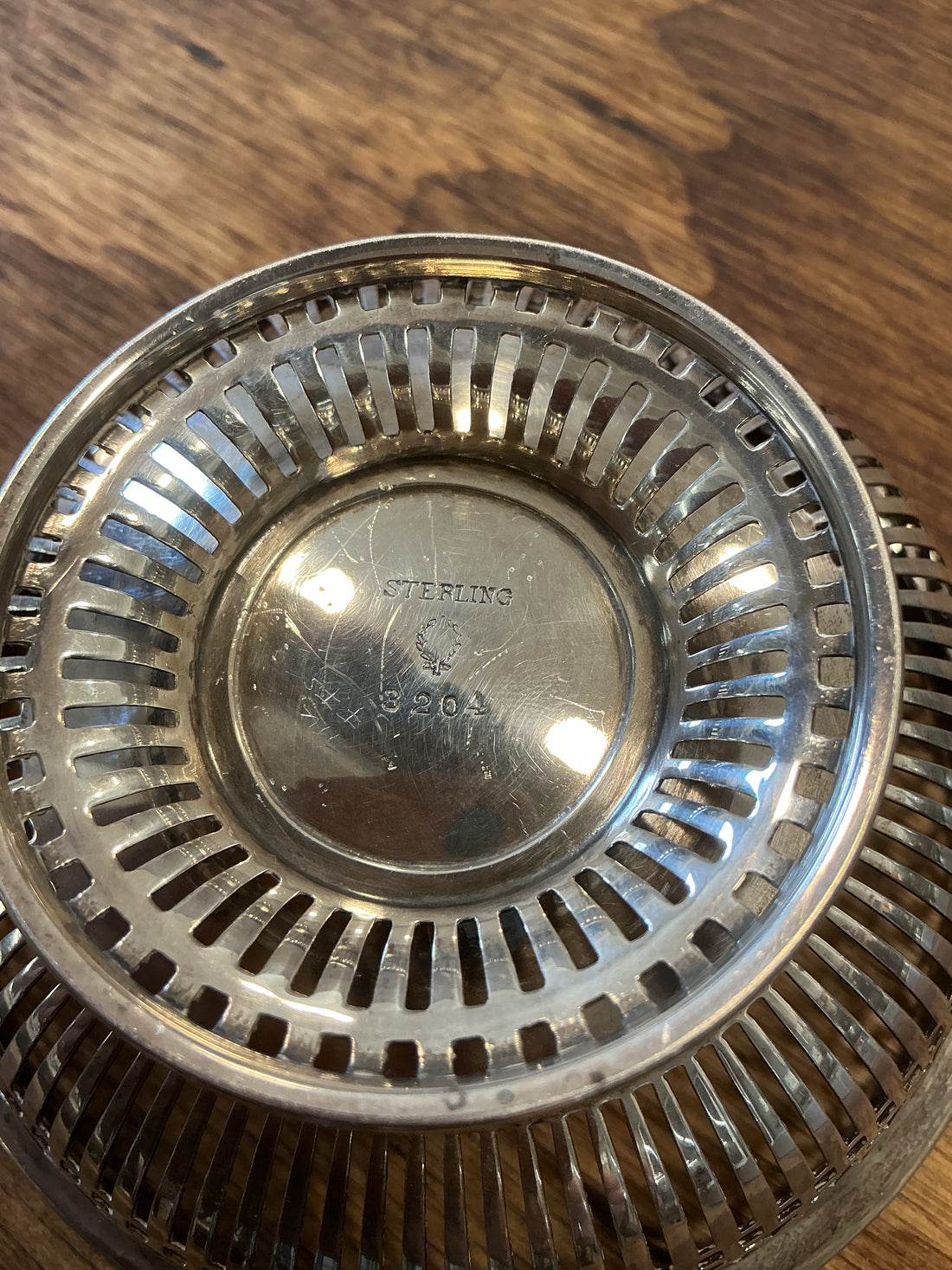 Filigree Sterling Silver Bowl 2" H x 4.5"W
