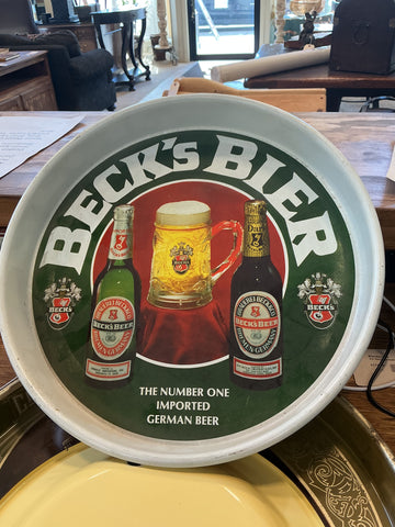 Beck's Bier Serving Tray 13"