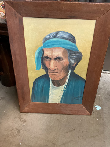Art Picture Native American by Shirley Hippen - 16" x 22"