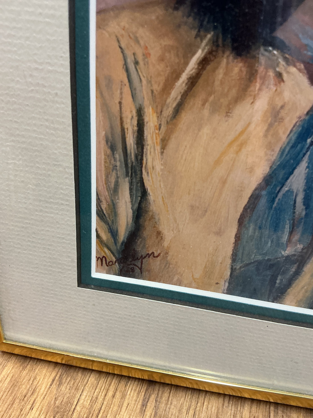 Art Picture Native American by Mary Lyn 8.25" x 10.25