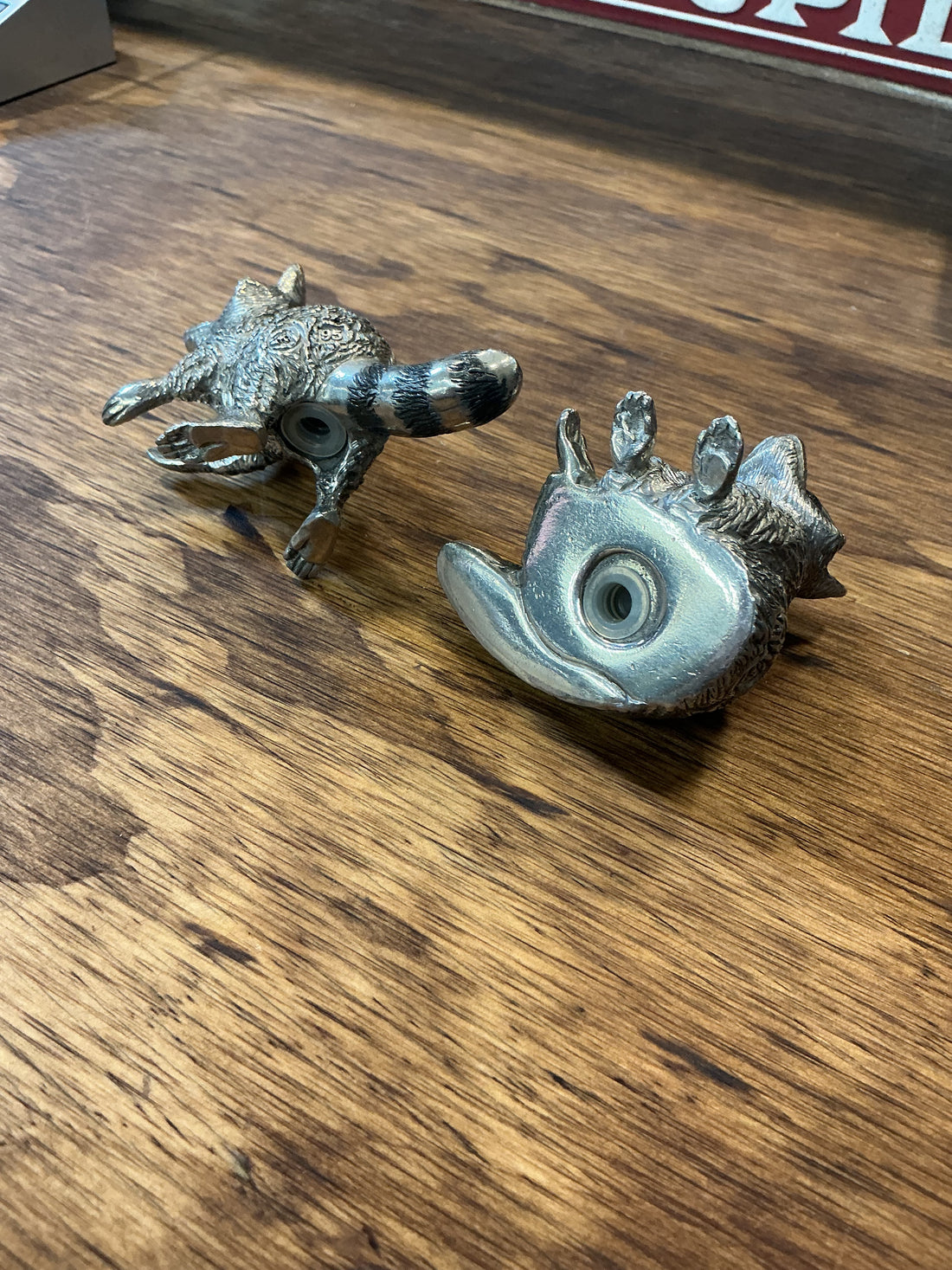 Woodland Creatures Pewter Salt & Pepper Shakers