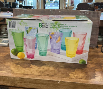 Costco 8-piece acrylic drinkware set