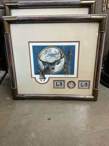 1983 Idaho Archery Stamp Print Signed & Numbered