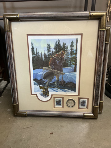 1987 Idaho Muzzleloader Stamp Print Signed & Numbered