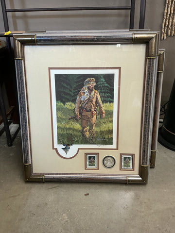 1982 Idaho Muzzleloader Stamp Print Signed & Numbered