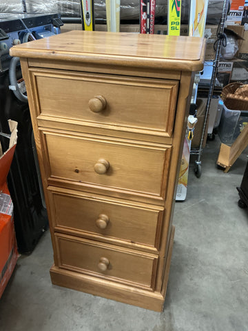 Tall 4 Drawer Dresser - 21.75"W x 18"D x 42"H