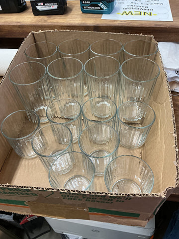 Libbey Century Glass 16-piece Drinkware Set Open Box
