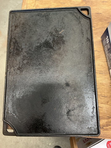 Lodge Pre-Seasoned Cast Iron Reversible Grill and Griddle