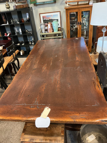 Wood Dining table 4' H x 8' L x 30" H