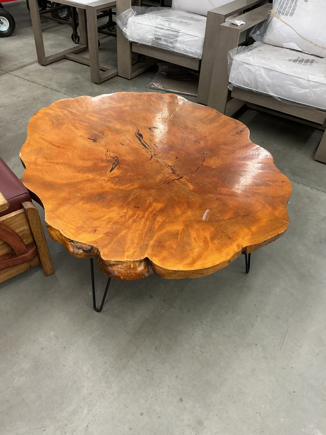 Slab Coffee Table 41"W x 47"L x 15"H