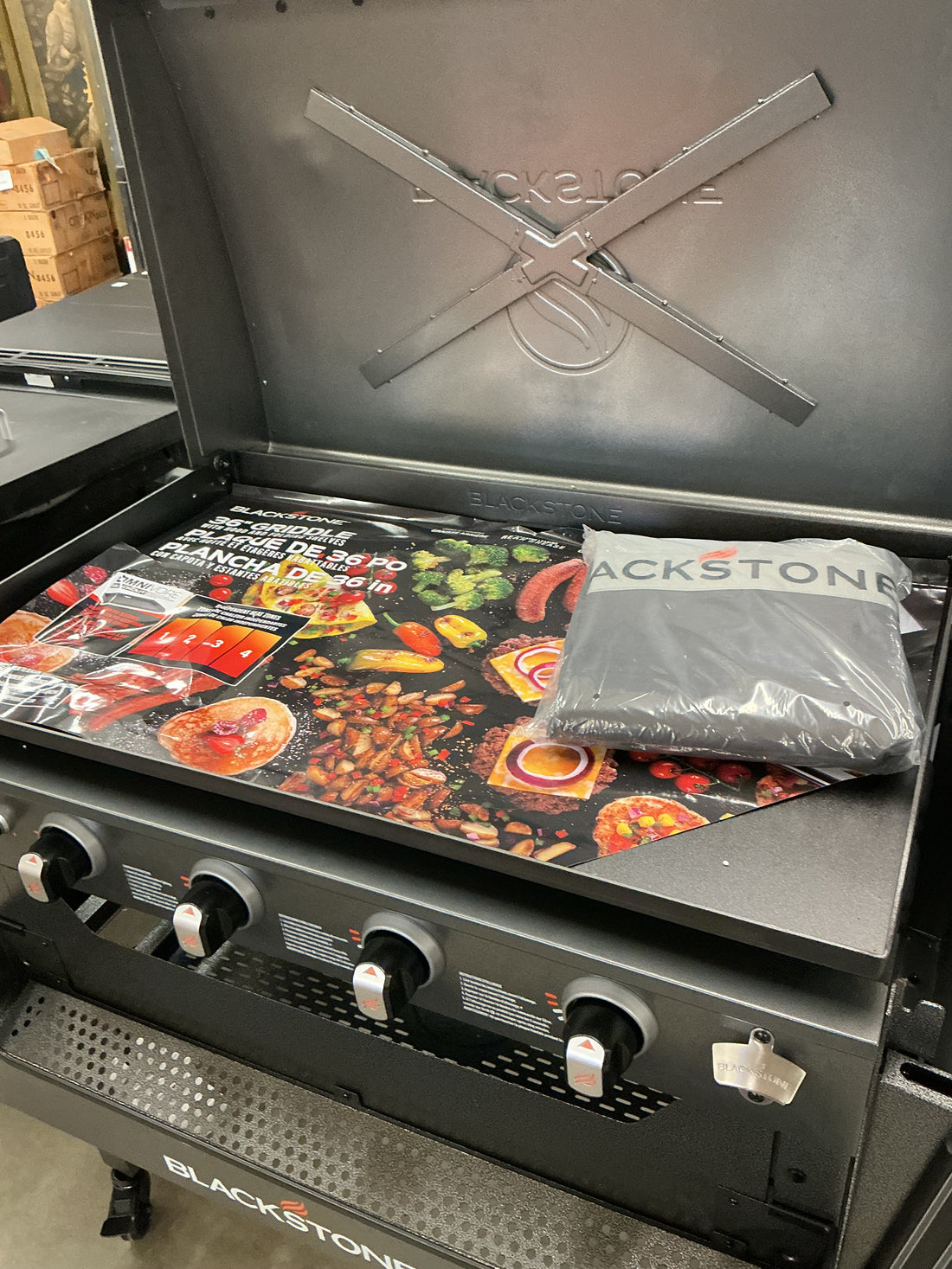 Blackstone 36” Griddle Lid has some Dents