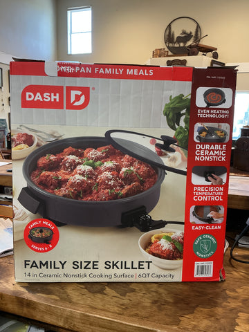 Dash 14” Family Size Electric Skillet, Ceramic