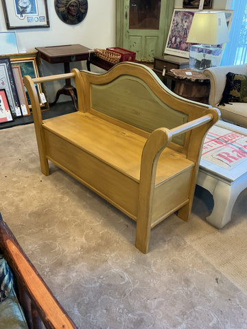 Storage Bench with Arms - 52"W x 31.5"H x 19"D