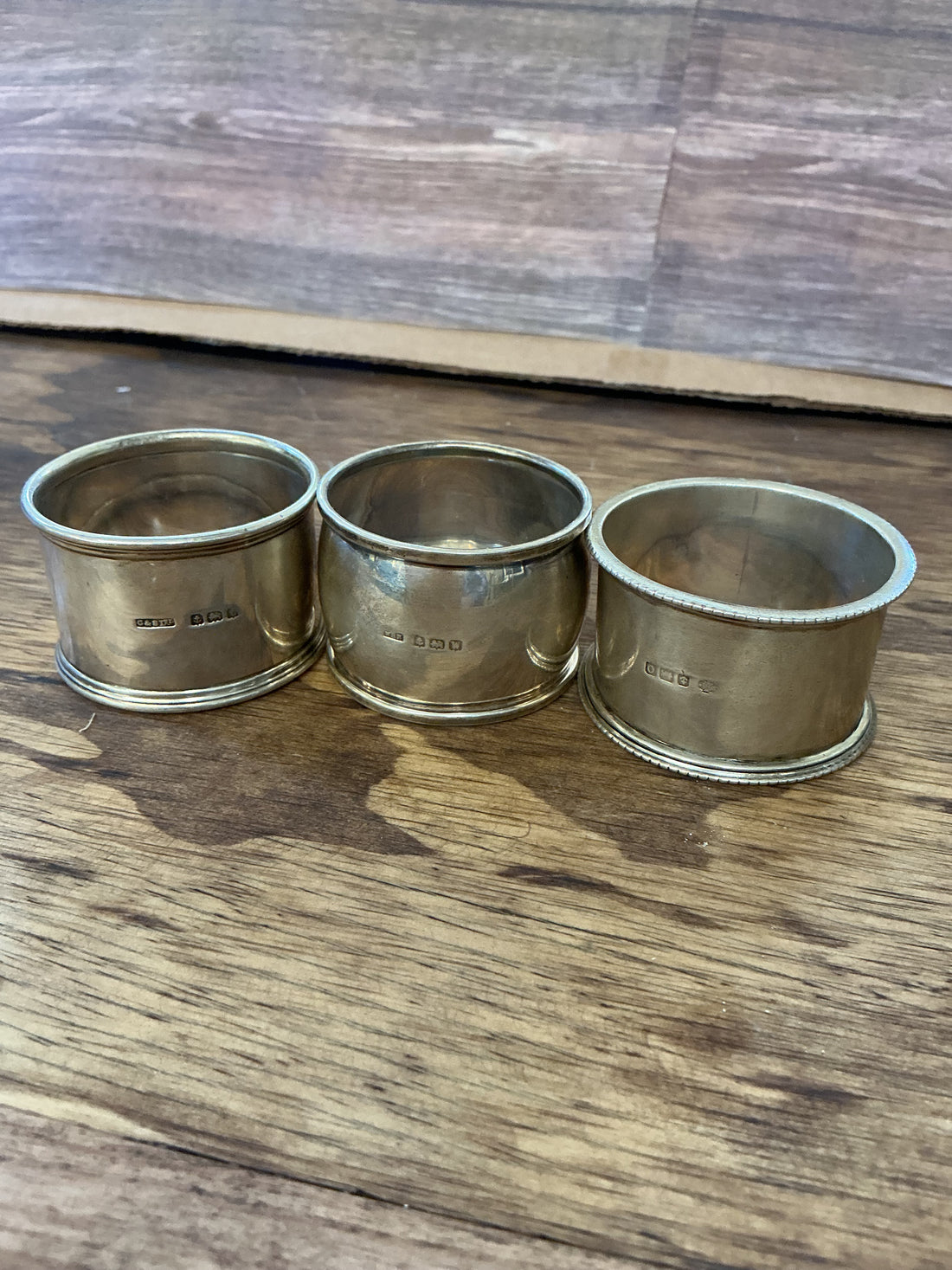 Sterling Silver Napkin Rings - 6 Count