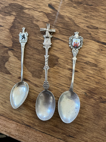 Souvenir Strling Silver Spoons - Set of 3