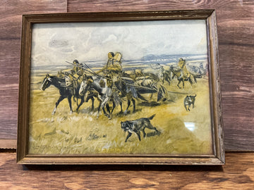 Charlie Russell - Women of the Plains - print - 6.5" x 8.5"
