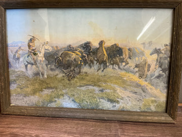 Charlie Russell - Buffalo Hunt 1911 - 10" x 15"