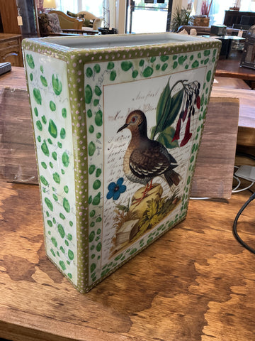 John Derian Vase 4.25" x 10.25" x13"