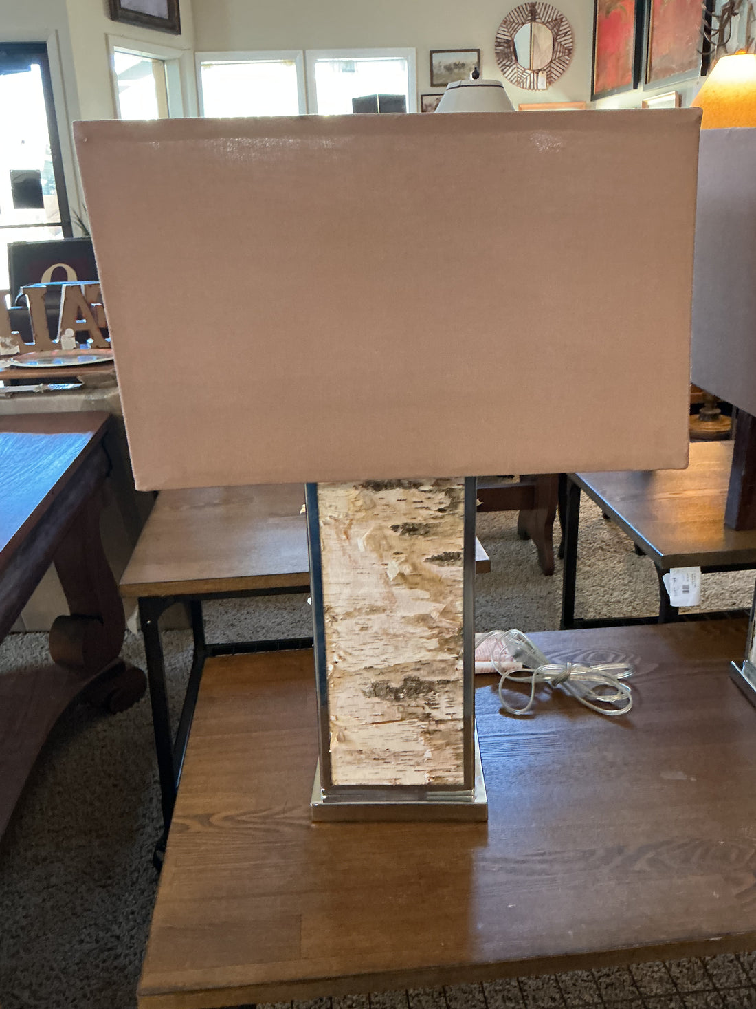 Cyan Design Tree Bark Table Lamp Pair