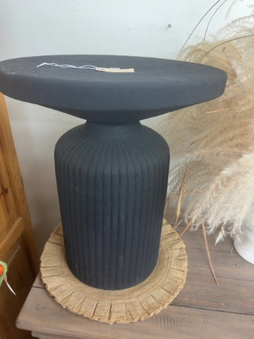 Black side table