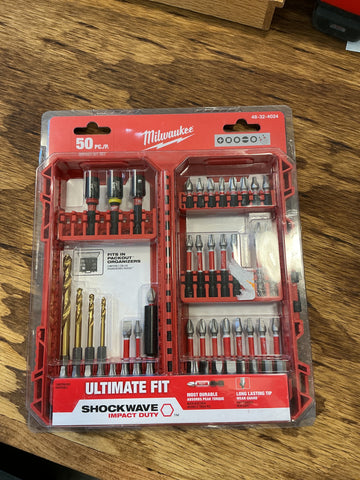 Milwaukee 50 pc Impact Bit Set 48-32-4024