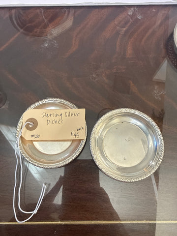 Sterling silver dish